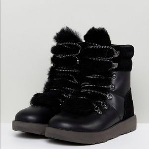 UGG Viki Waterproof Lace Up Hiker Boots